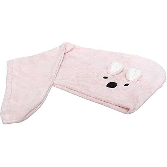 Generic Microfiber Hair Towel, Hair Turbans for Wet Hair, Curly Hair, Hair Drying Towel, Rabbit Ears Super Absorbent Towel Assorted Colors - Image 5